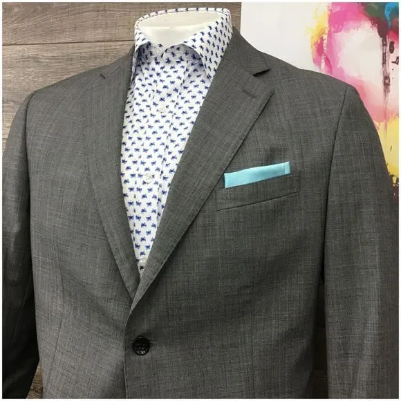 BANANA REPUBLIC Mens Blazer Sport Coat‎ Casual Jacket Size 44R Modern Wool Suit